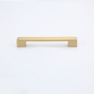 High Quality Luxury Nordic Brass 128mm 160mm 192mm 320mm Kitchen <b>Dresser</b> Cabinet Wardrobe Door Drawer Extended Knurled Handle - Product Image 5