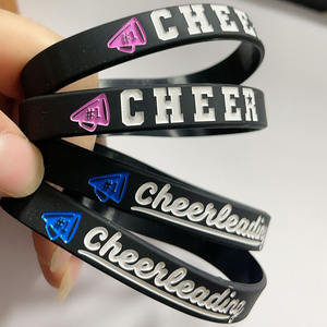 Pulseras de Silicona al por Mayor, Duraderas, Impermeables y Ecológicas, con Ancho de Banda de 12 mm, Regalos de Animadoras - Product Image 5