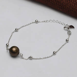 แหวนเงินแท้ S925 สไตล์ญี่ปุ่น-เกาหลี สร้อยข้อมือแฟนซีสำหรับผู้หญิง 6+14+18+1 รู สำหรับใส่ไข่มุก DIY เครื่องประดับ สร้อยข้อมือไข่มุก กำไลข้อมือ - Product Image 2