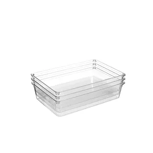 Organisateur de tiroirs extensibles, 7 pièces, plateau en plastique acrylique, organiseurs de tiroir de cuisine pour les couverts et la vaisselle