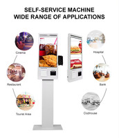 Kioscos de Pago Autoservicio Eficientes para Farmacias, Restaurantes y Comercios, con Lector de Tarjetas NFC, Windows I5 I7 13ª Gen., 21/23.8/27/32/43/55 Pulgadas