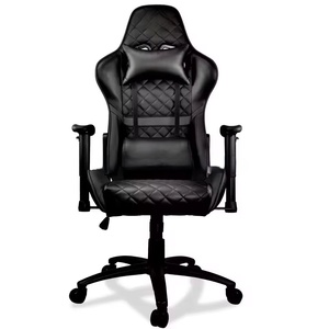 Chaise de jeu ergonomique convertible pliable traditionnelle <span class=keywords><strong>Cougar</strong></span> Cooling Massage avec pivot à 360 degrés, design en cuir de style exécutif - Product Image 4