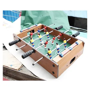 Meja Sepak Bola Foosball Super Mini, Olahraga Dalam Ruangan dengan 2 Tembakan untuk Bar dan Pesta Permainan Meja Sepak Bola