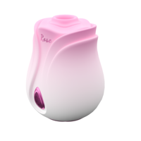 Gradient Pink Rose Vibrator für Brustwarzen- und Klitorisstimulation IPX7 Saugvibrator Sexspielzeug für Frauen