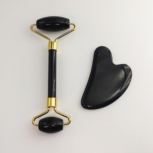 Pink Crystal <b>Roller</b> Guasha Set Beautiful Facial <b>Jade</b> Stone <b>Roller</b> Set Rose Quartz Massage <b>Roller</b> Set - Product Image 6