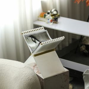 עיצוב מותאם אישית עיצוב אמנות הבית freestanding מגזין מתכת מתלה לוח תצוגה לעמוד ספר סטנד - Product Image 1