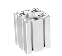 Profilé en aluminium anodisé robuste 8080 T5 à rainures en T pour armoires de machines CNC industrielles et équipements d'automatisation