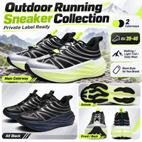 Chaussures de course pour hommes avec logo personnalisé, respirantes, en mesh, baskets épaisses, fabrication de chaussures OEM ODM en marque privée
