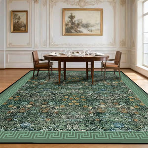 Tapis de restaurant vintage antidérapant personnalisé pour salon, salle à manger, tapis lavable en machine, grand tapis moelleux bleu pour <span class=keywords><strong>chambre</strong></span> à coucher - Product Image 2