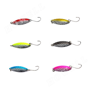 Señuelo de Pesca Giratorio HOWELL de 2.5g y 3.5cm, Colorido, para <span class=keywords><strong>Trucha</strong></span> y Lubina, para Pesca en Ríos, Lagos y Arroyos, Hecho de Acero - Product Image 6