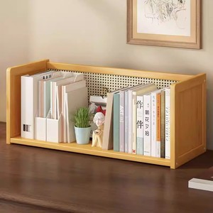 Estantería de escritorio, estante para guardar libros, encimera de oficina, almacenamiento y organización sencillos, almacenamiento vertical pequeño - Product Image 1