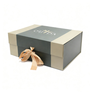 Boîte cadeau personnalisée avec logo, grande taille, pour l'industrie du textile <span class=keywords><strong>de</strong></span> maison, boîte cadeau avec couvercle magnétique pour l'emballage - Product Image 5