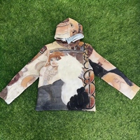 Sweat à capuche personnalisé de haute qualité, personnalisation rapide, veste en tapisserie, vêtements, sweat à capuche surdimensionné, sweat à capuche en tapisserie, sweat à capuche anime personnalisé