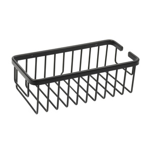 Cesta de malla para inodoro de esquina, estante de ducha de una sola capa profundo para baño, moderno, de acero para hotel - Product Image 3