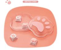Millantech Unique Design Cat Paw Silicone Keycap Artisan Mechanical Gaming Keycap with Cute Cat Design