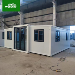 Casa Contenedor Prefabricada Blanca con Puerta de Vidrio, Color Personalizable, para Alquilar, Vivienda Familiar, Lista para Habitar, con Cocina y Baño - Product Image 1