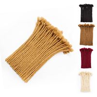 Dreadlocks 100% Faites à la Main Cheveux Humains Vierges Bouclés Afro Crépus Naturels Micro Tressés Locs Extension Crochet Dreadlocks