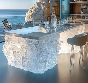 Fernbedienung Party beleuchtet LED leuchten Steht isch Nachtclub wiederauf ladbare LED-Barth eke Acryl Leucht tisch - Product Image 6