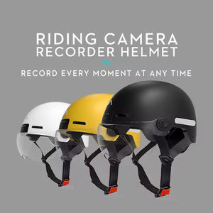 Casque intelligent de moto avec caméra 1080P <span class=keywords><strong>enregistrement</strong></span> audio vidéo carte TF 128G avec batterie 1200mAh feu d'alerte arrière - Product Image 2