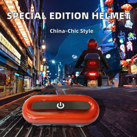 Édition Spéciale Casque en Plastique ABS TK526 avec Lumière LED pour la Fabrication de Motocyclettes