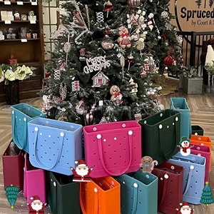 Borsa da Spiaggia Grande in EVA e Silicone di Alta Qualità, Personalizzabile con Logo, per Donna, Campeggio, Shopping, Borsa a Tracolla Tipo Bogg - Product Image 3
