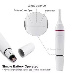 Épilateur électrique multifonction 5 en 1, ABS rechargeable, lames en acier inoxydable pour femmes, rasoir pour l'épilation, rasoir pour les sourcils, les aisselles - Product Image 5