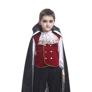 Disfraz de Vampiro Gótico de Lujo para Niños, Juego de Disfraces para Jugar a Roles y Cosplay, Recuerdos para Fiestas de Halloween 4ourcostumes - Product Image 3