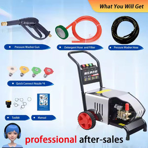 Mới 220V nước lạnh làm sạch cho các cửa hàng rửa xe thương mại công nghiệp cao áp máy giặt 1000 Bar áp lực cao sạch hơn - Product Image 5