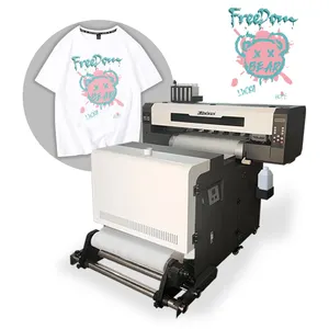 Automatic T-Shirt Printing Machine DTF Printer with New Condition Pump Motor Core Components Pigment Ink for Label Printing