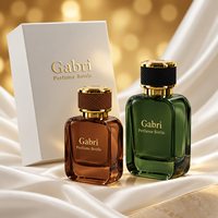 Flacon de parfum de luxe personnalisé OEM, étiquette privée, 30 ml, 100 ml, flacon de parfum en verre, 50 ml avec boîte, flacon de parfum vide unique et plat