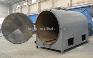 Lò Nung Than Củi Kiểu Nằm Thời Gian Làm Mát Ngắn Lò Cacbon Hóa Khí Lò Than Than Sinh Học Giá Máy - Product Image 3