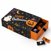 Boîte cadeau en carton pour Halloween, vente en gros, pour bonbons, chocolats et confiseries