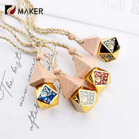Pendentif parfum voiture de luxe 8ml Essence huile aromathérapie vide Mini verre désodorisant forme unique suspendu bouteille diffuseur automatique
