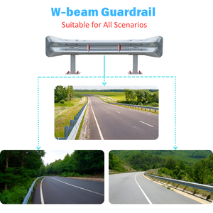 Barandilla de Seguridad para Carreteras con Perfil en W, Galvanizada, Estándar AASHTO M180, Q235 Q345, Espesor de 3 mm y 4 mm, Barrera de Seguridad Vial, Placa Metálica - Product Image 1