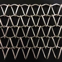 Maille métallique décorative en spirale en acier inoxydable doré, fil décoratif en spirale pour restaurant, rideau en maille métallique