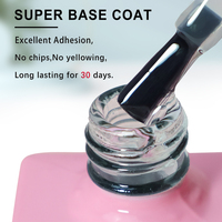 FZANEST Base Coat Super Durable et Top Coat Diamant Renforcé 15 ml – Kit Top & Base Coat pour Nail Art – LED Offerte, Logo Personnalisable