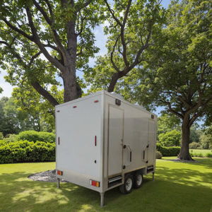Remolque de Baño Portátil Prefabricado para Exteriores con Ducha, Fabricado con Panel Sándwich Resistente, en Venta en la UE - Product Image 1