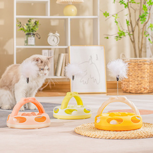 Hagou – bâton de chatonnerie pour chat avec plume rebondissante, jouet interactif pour chats, anti-ennui, jouet manuel pour chats - Product Image 1