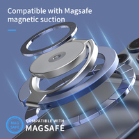Support de téléphone magnétique flexible JILIAN avec trou de vis 1/4, support de téléphone de bureau en aluminium anodisé, rotation à 360 degrés
