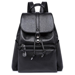 <span class=keywords><strong>Mochila</strong></span> de gran capacidad para mujer etiquetada de fábrica PU de una pieza Dropshipping cierre de cremallera con forro de poliéster para bolso de mamá - Product Image 6