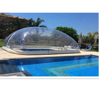 Tente transparente personnalisée Couverture de piscine gonflable à air Piscine gonflable Dôme Publicité Gonflables