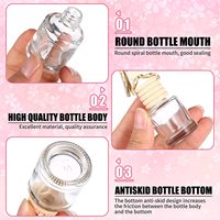 Botella de Vidrio de 8ml 10ml para Colgante Aromatizante de Coche, Botella de Perfume Vacía, Difusor Colgante para Coche