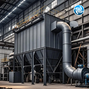 160000cfm 500kw thép carbon chống nổ xung ngược máy bay phản lực thu bụi công nghiệp với baghouse - Product Image 3