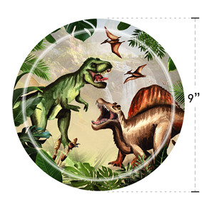 Dinosaur Jurassic Theme Paper <b>Plate</b> Cup Napkin Party Supplies <b>Disposable</b> Tableware Set for Birthday Celebration - Product Image 2
