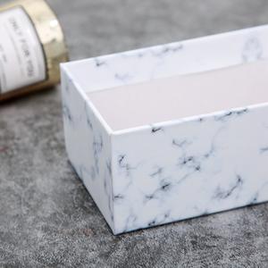 Boîte à bijoux de haute qualité en marbre noir et blanc, différentes tailles pour pendentifs et bracelets, emballage en carton en gros, fabrication en usine - Product Image 2