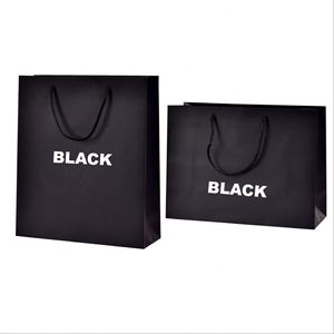 Bolsas de Cartón Promocionales Personalizadas, Bolsas de Papel Kraft con Asas Tejidas para Ferias Comerciales, Precio de Fábrica - Product Image 3