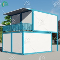 Maison de conteneur préfabriquée modulaire de luxe Pack plat conception en bois pour une utilisation confortable comme appartement atelier hôtel ou magasin