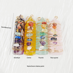 New Product Crystals Healing <strong>Stones</strong> Seven <strong>Chakras</strong> Point for Gift or Home Decoration - Product Image 4