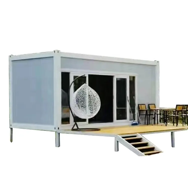 2 Phòng Ngủ Nhà Prefab Với Nhà Vệ Sinh Sang Trọng Sống 20 Chân Di Động Hiện Đại Modular Container Nhà