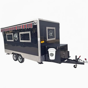 Offre Spéciale Rapport <span class=keywords><strong>Qualité</strong></span>-<span class=keywords><strong>Prix</strong></span> : Remorque de Restauration Mobile Grande Capacité avec Plateforme Carrée, pour Food Truck, Kiosque, Cafés et Salons de Thé - Product Image 6